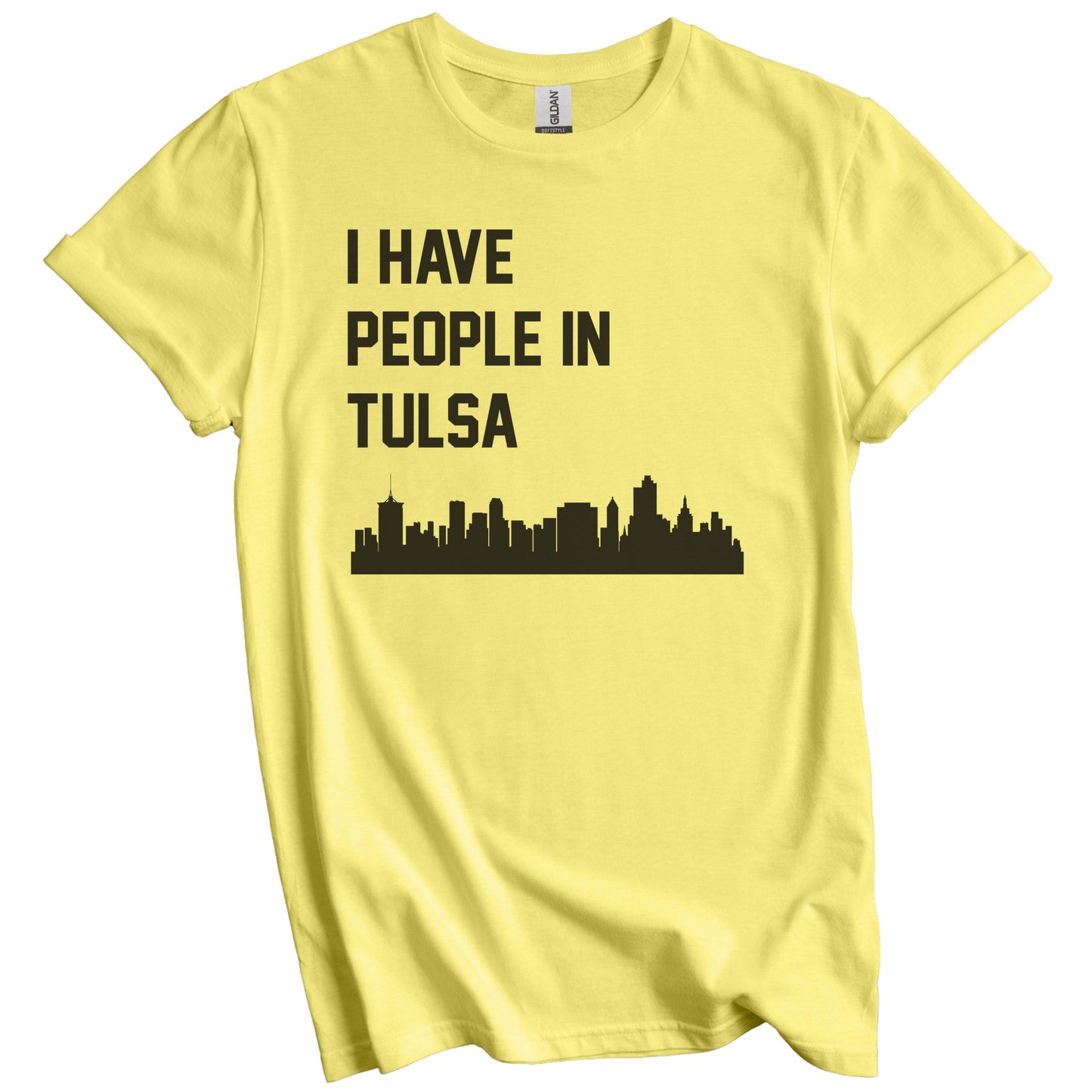 I Have People In Tulsa Oklahoma Skyline T-Shirt