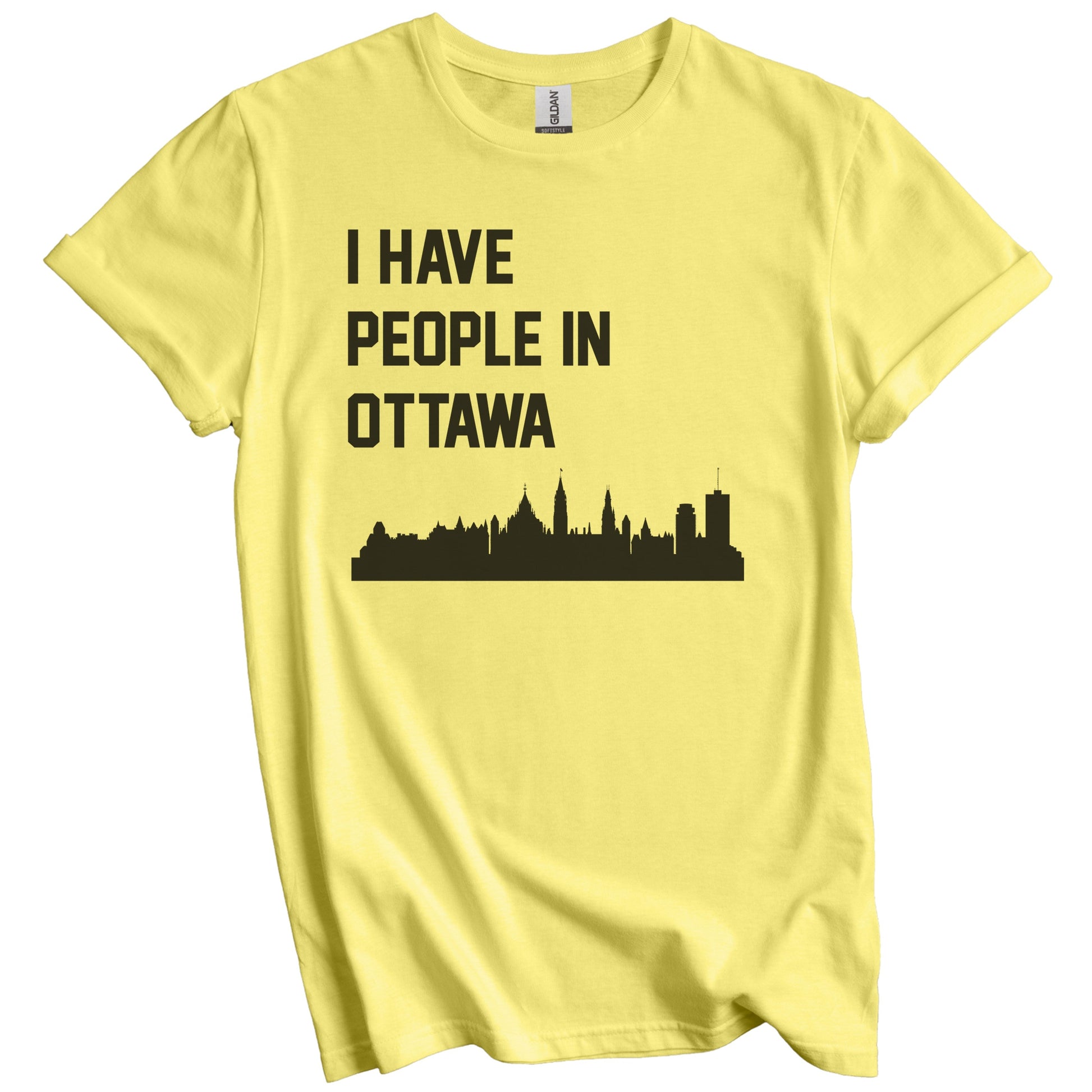 I Have People In Ottawa Ontario Canada Skyline T-Shirt