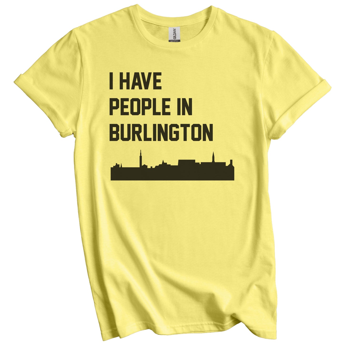 I Have People In Burlington Vermont Skyline T-Shirt