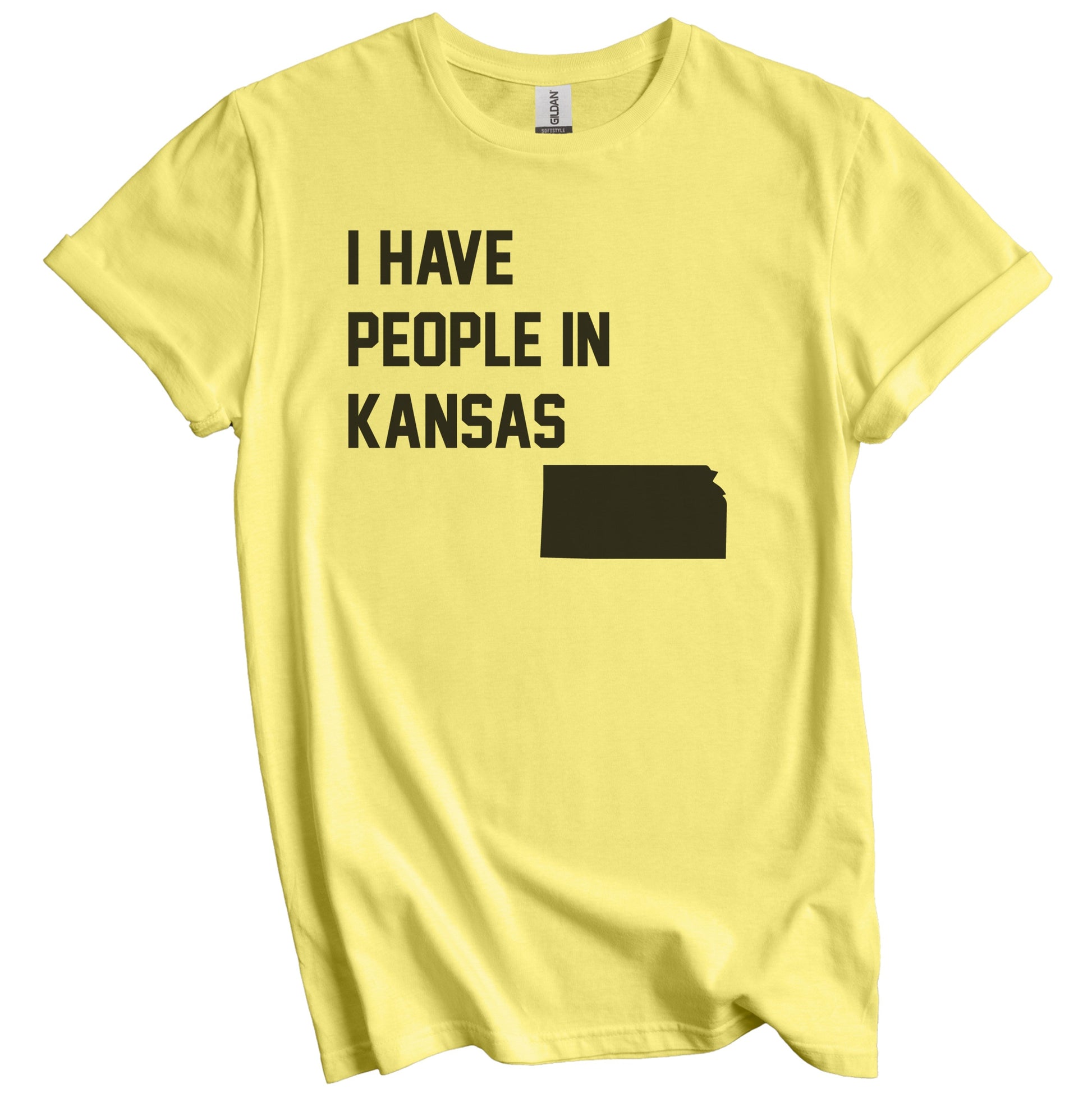I Have People In Kansas T-Shirt - Kansan Family Gift