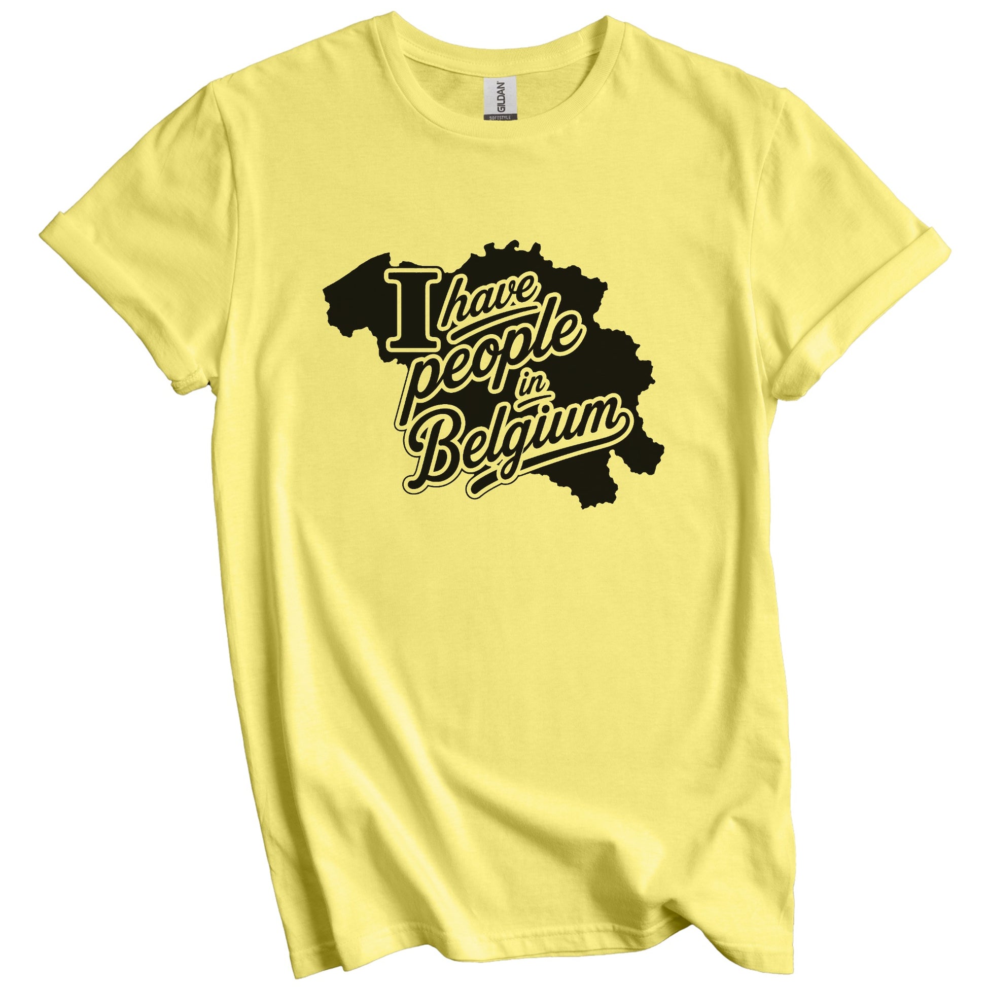 I Have People In Belgium Country Silhouette T-Shirt