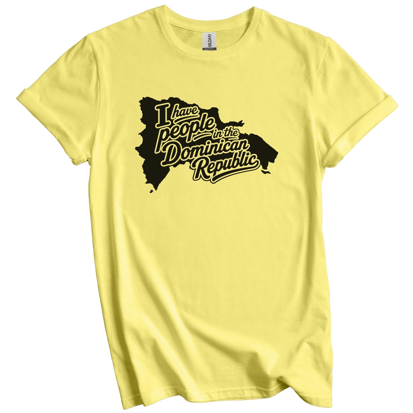 I Have People In the Dominican Republic Country Silhouette T-Shirt