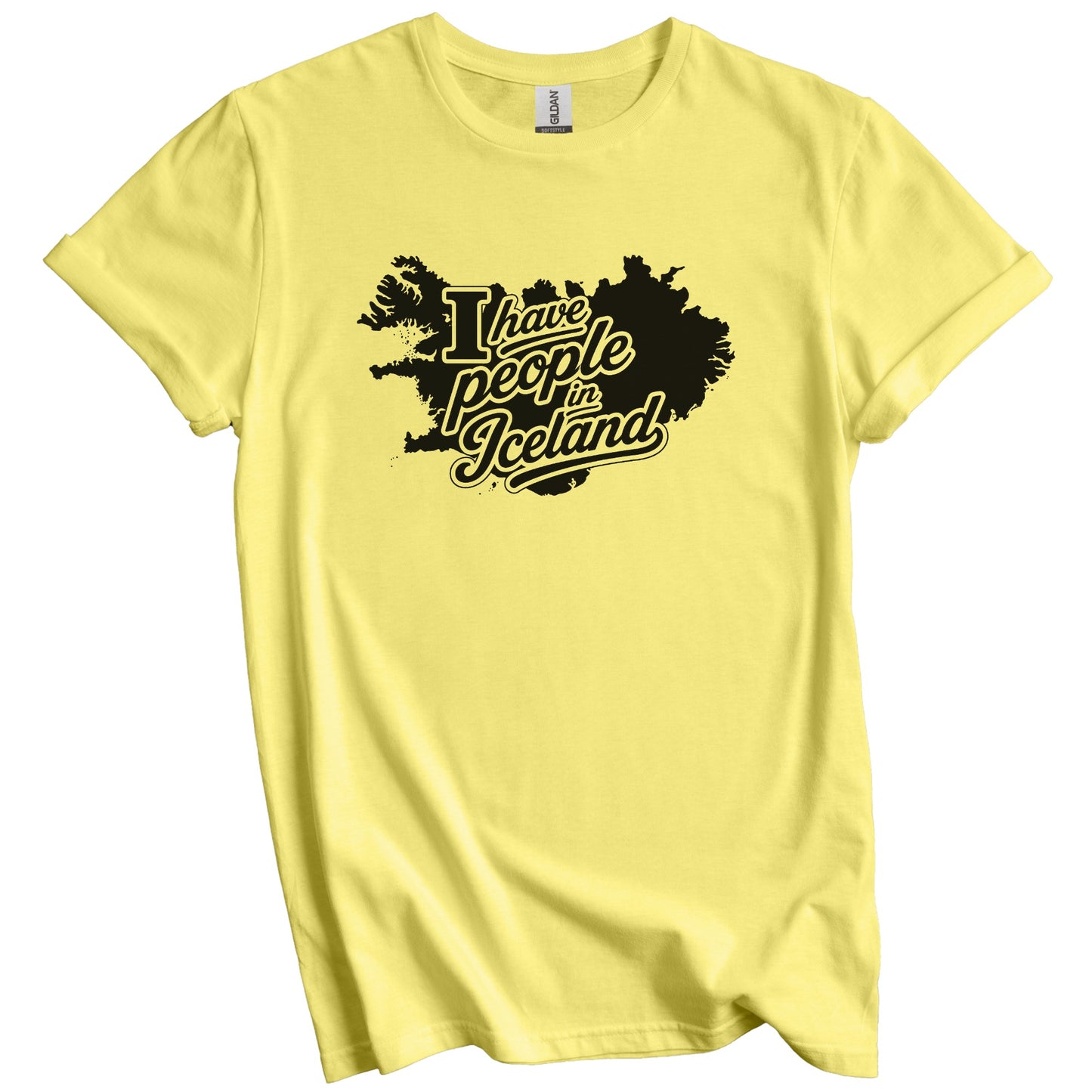 I Have People In Iceland Country Silhouette T-Shirt