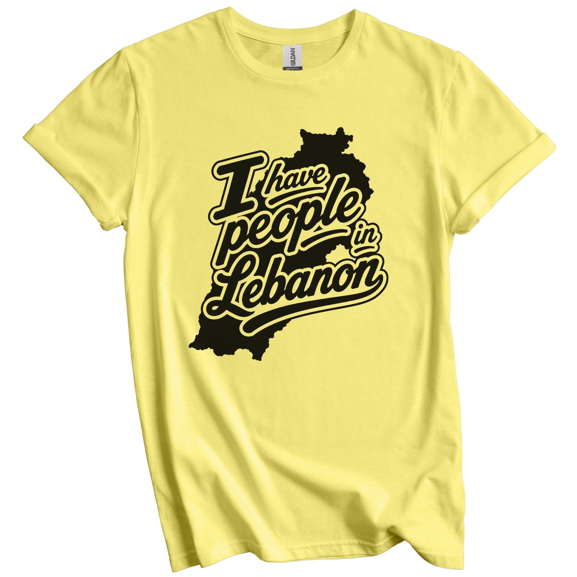 I Have People In Lebanon Country Silhouette T-Shirt