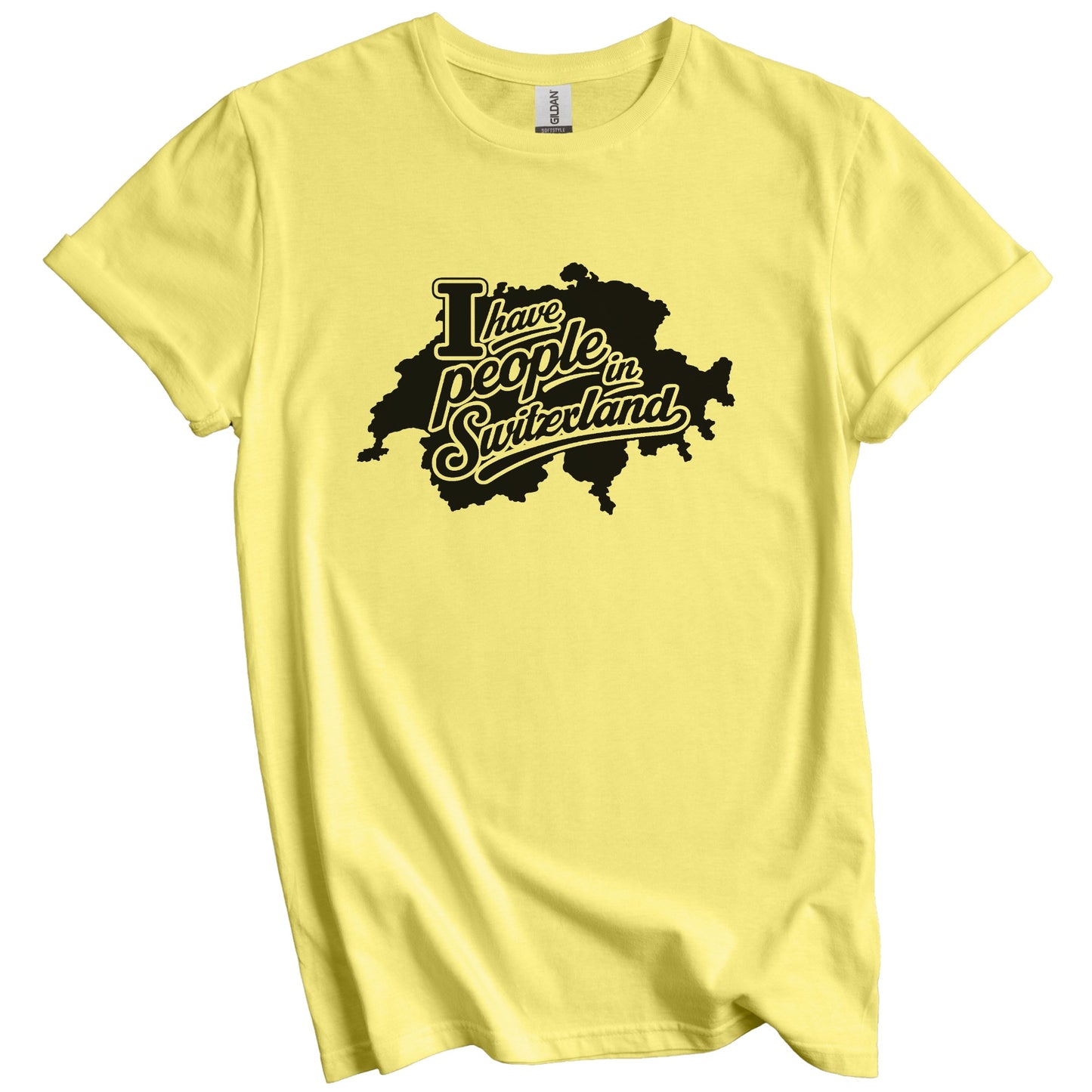 I Have People In Switzerland Country Silhouette T-Shirt