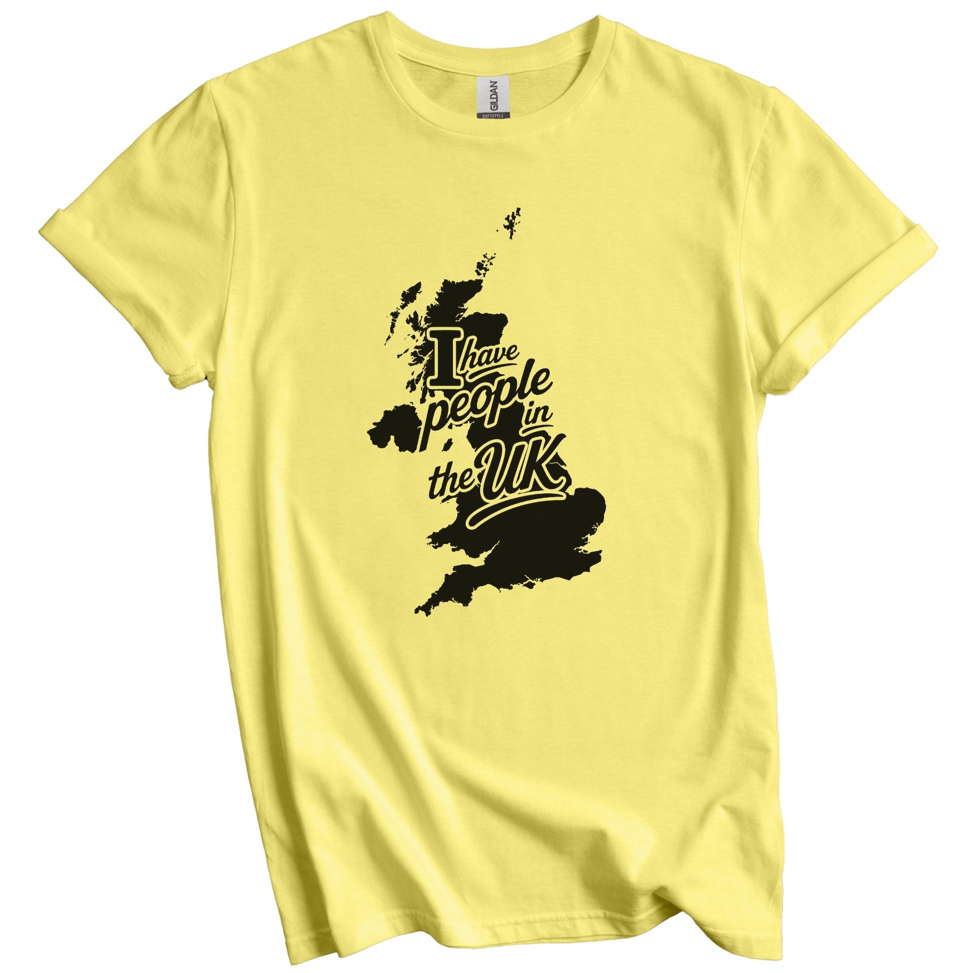 I Have People In the UK United Kingdom Silhouette T-Shirt