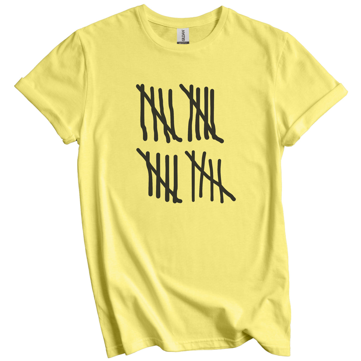 Counting To 20 Years Old Tally Marks Funny 20th Birthday T-Shirt