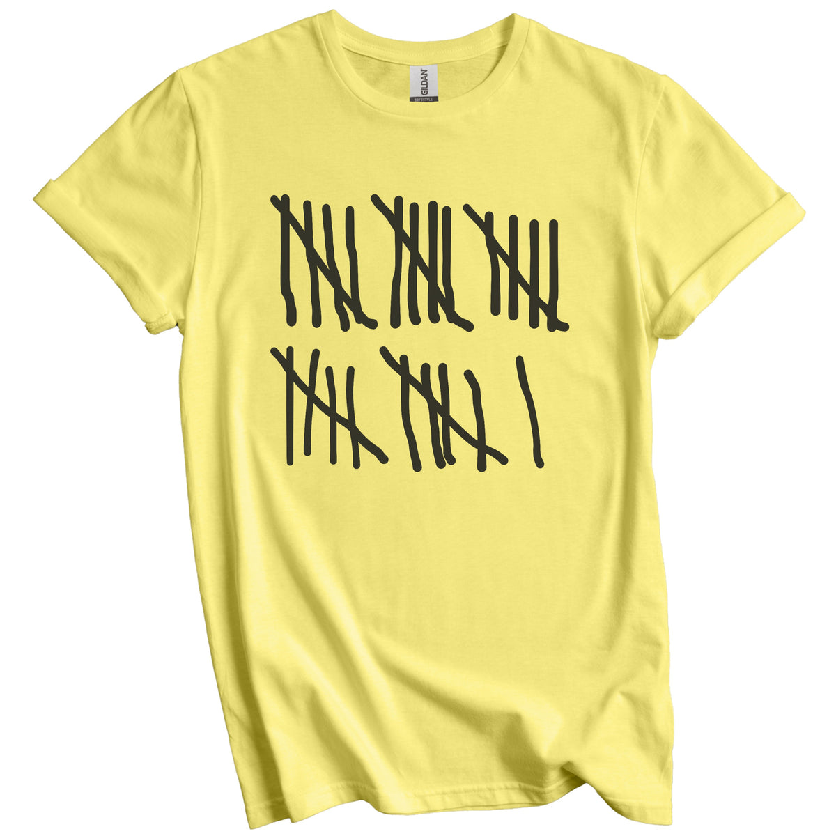 Counting To 26 Years Old Tally Marks Funny 26th Birthday T-Shirt