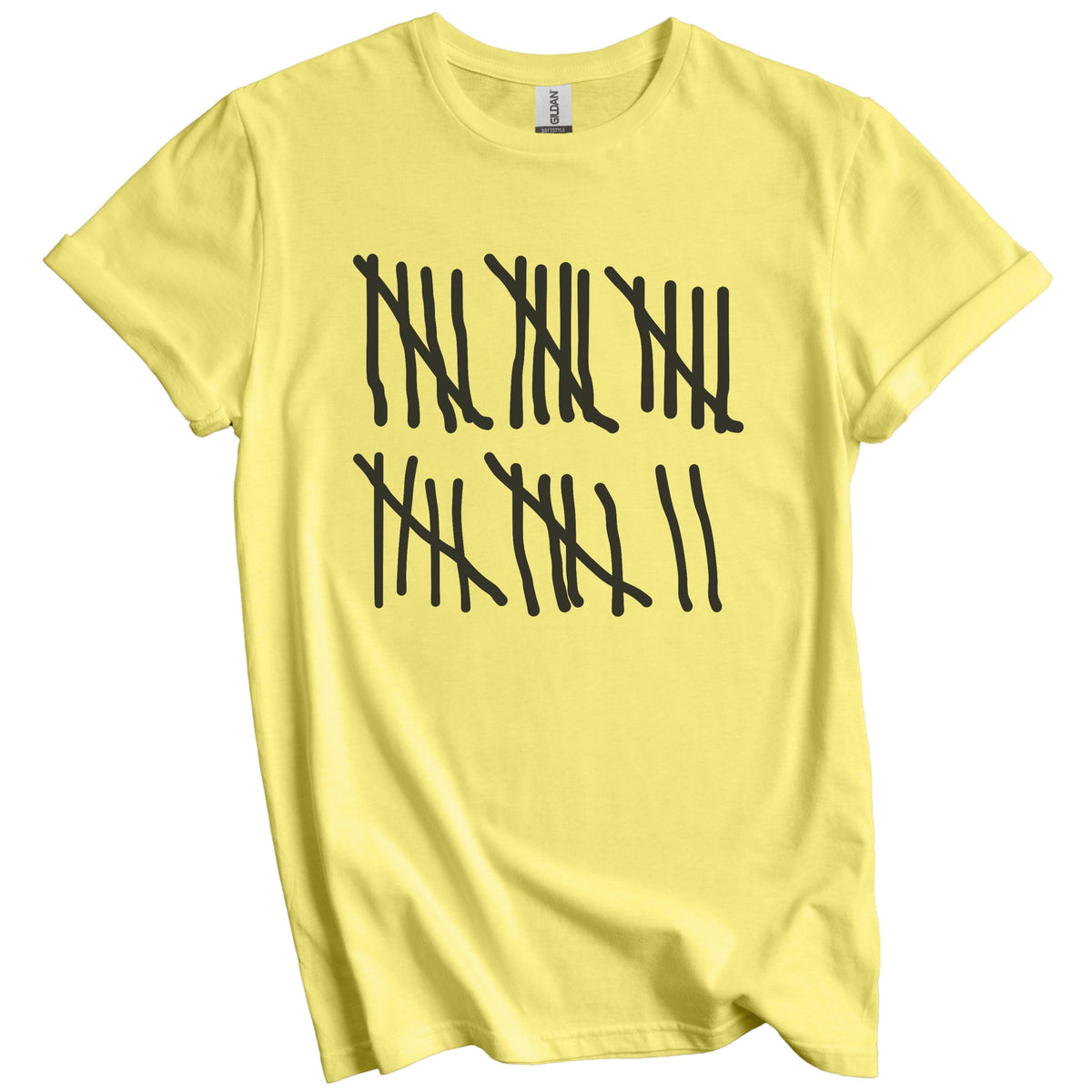 Counting To 27 Years Old Tally Marks Funny 27th Birthday T-Shirt