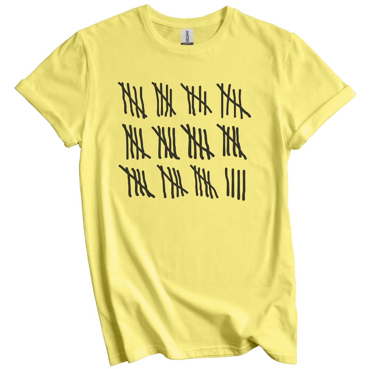 Counting To 59 Years Old Tally Marks Funny 59th Birthday T-Shirt