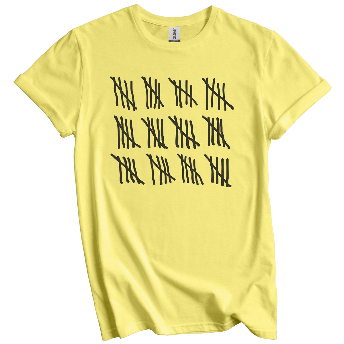 Counting To 60 Years Old Tally Marks Funny 60th Birthday T-Shirt