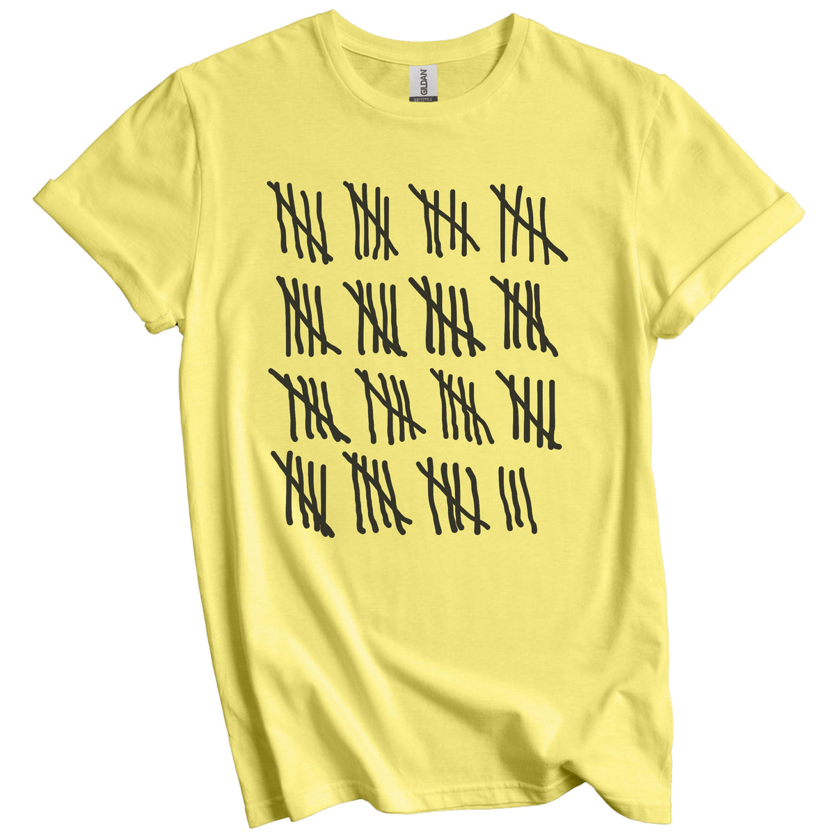 Counting To 78 Years Old Tally Marks Funny 78th Birthday T-Shirt
