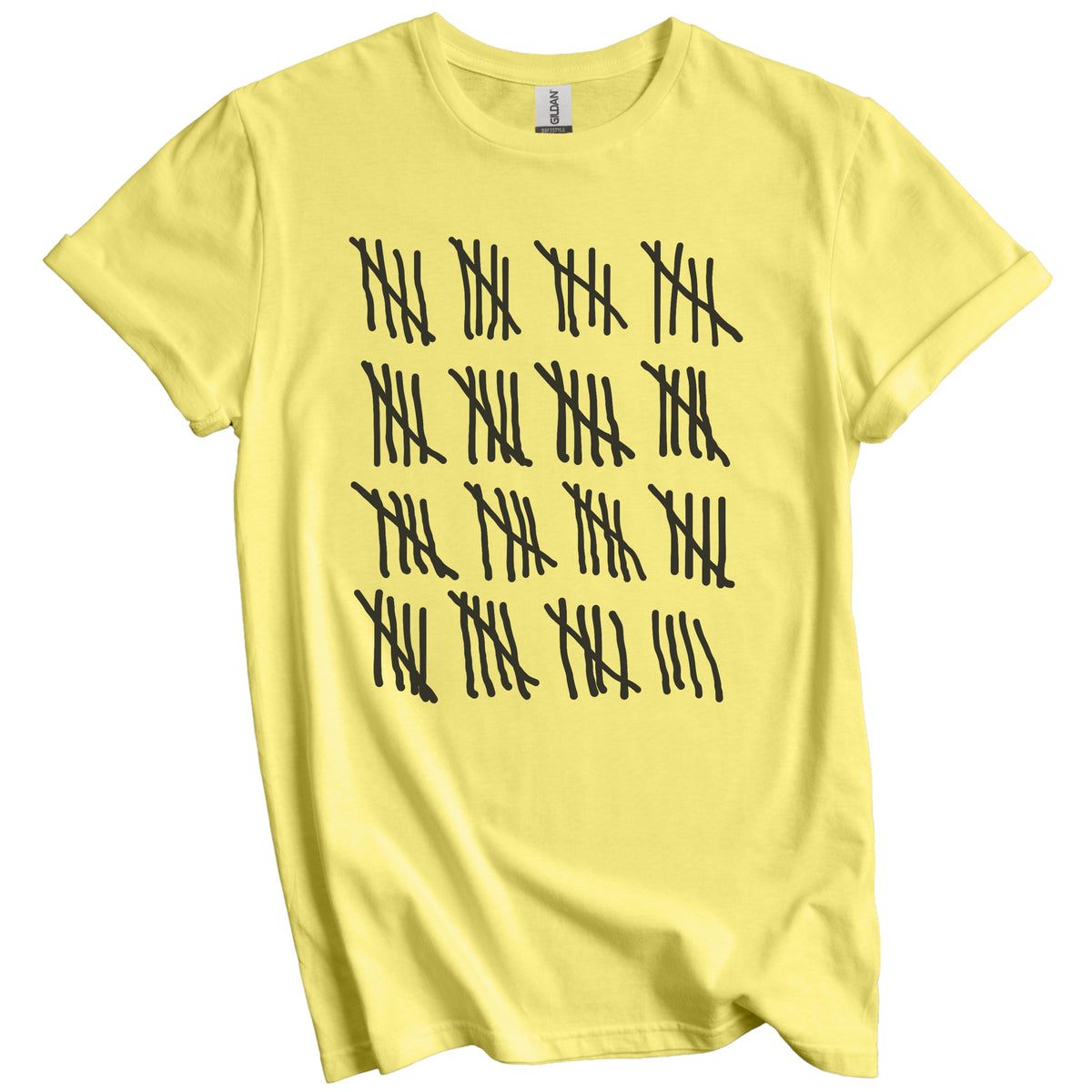 Counting To 79 Years Old Tally Marks Funny 79th Birthday T-Shirt