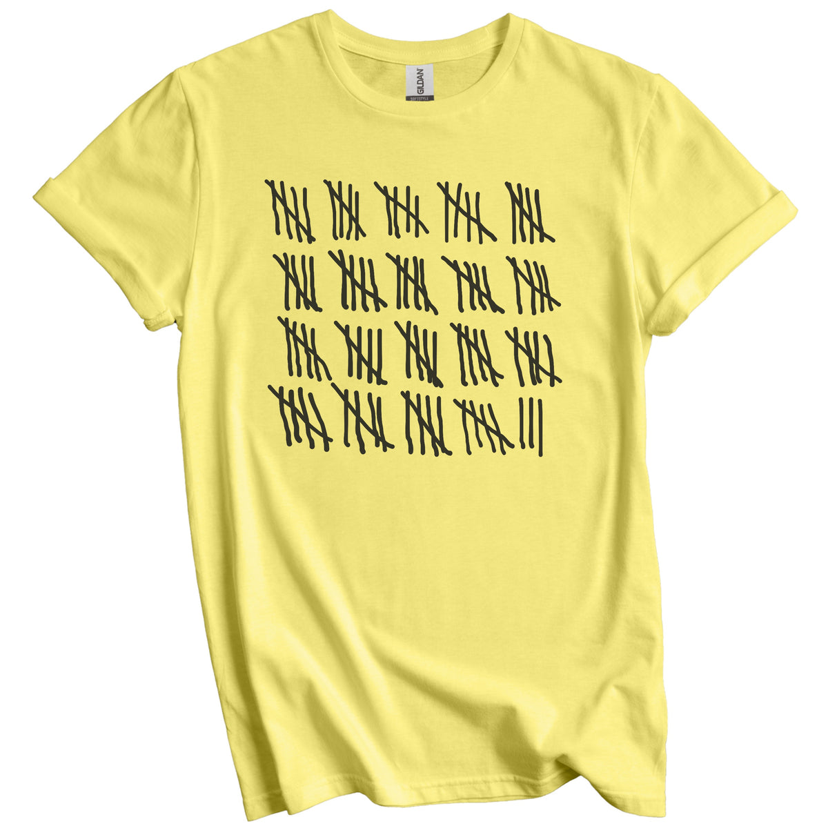 Counting To 98 Years Old Tally Marks Funny 98th Birthday T-Shirt