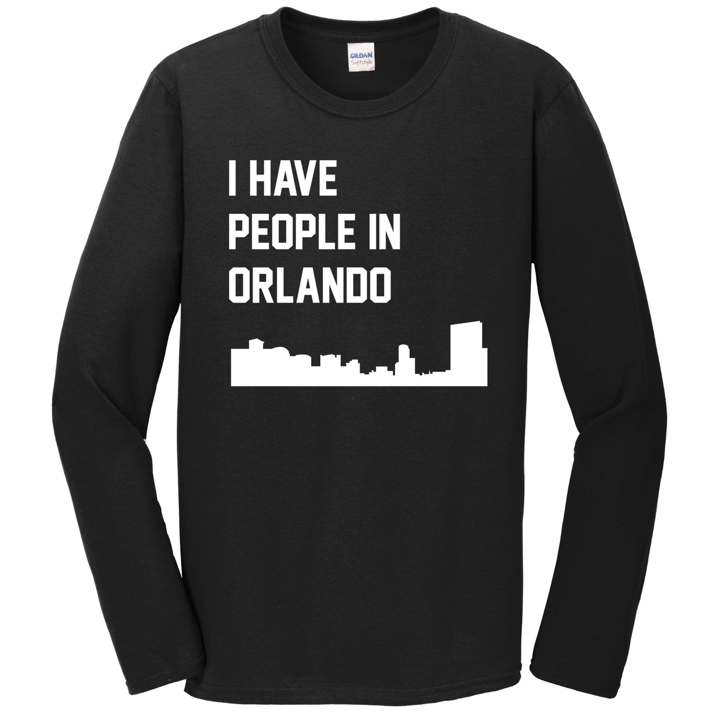 I Have People In Orlando Florida Skyline Long Sleeve T-Shirt