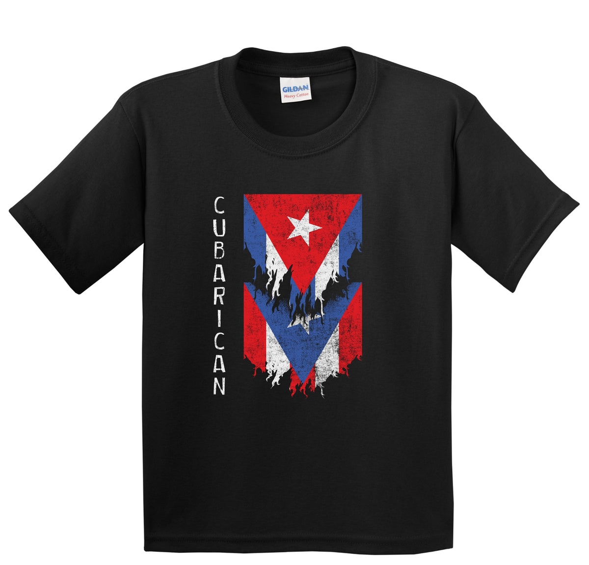 Cuban Puerto Rican Flags Cuba Puerto Rico Cubarican Youth T-Shirt