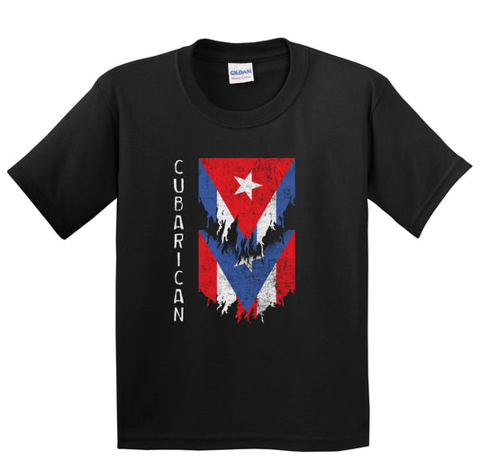 Cuban Puerto Rican Flags Cuba Puerto Rico Cubarican Youth T-Shirt