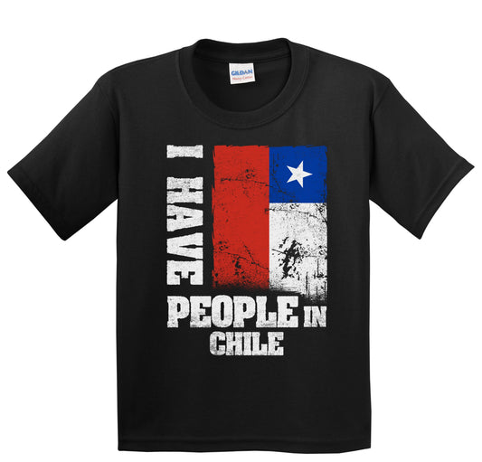 I Have People In Chile Chilean Flag Youth T-Shirt