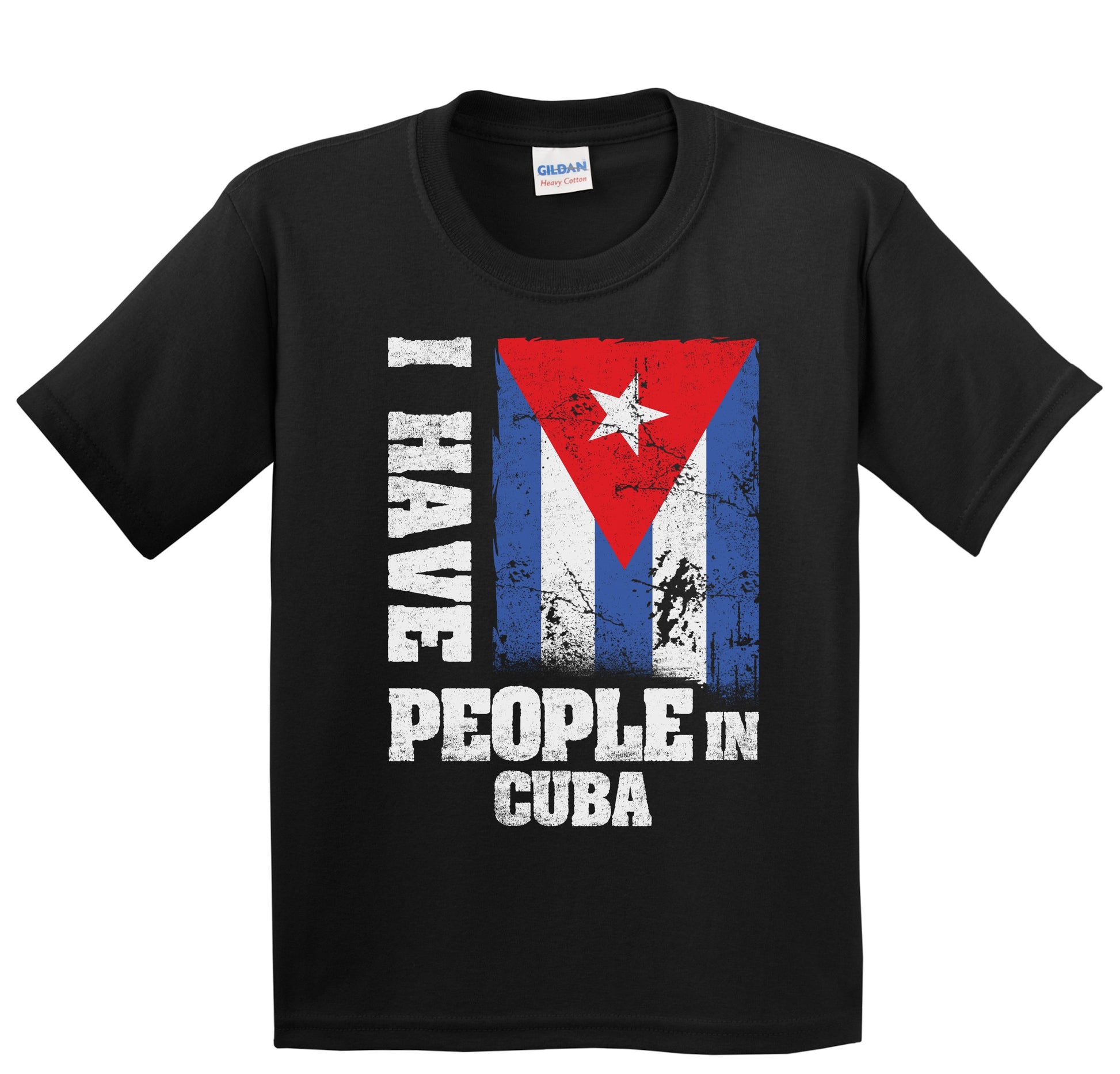 I Have People In Cuba Cuban Flag Youth T-Shirt