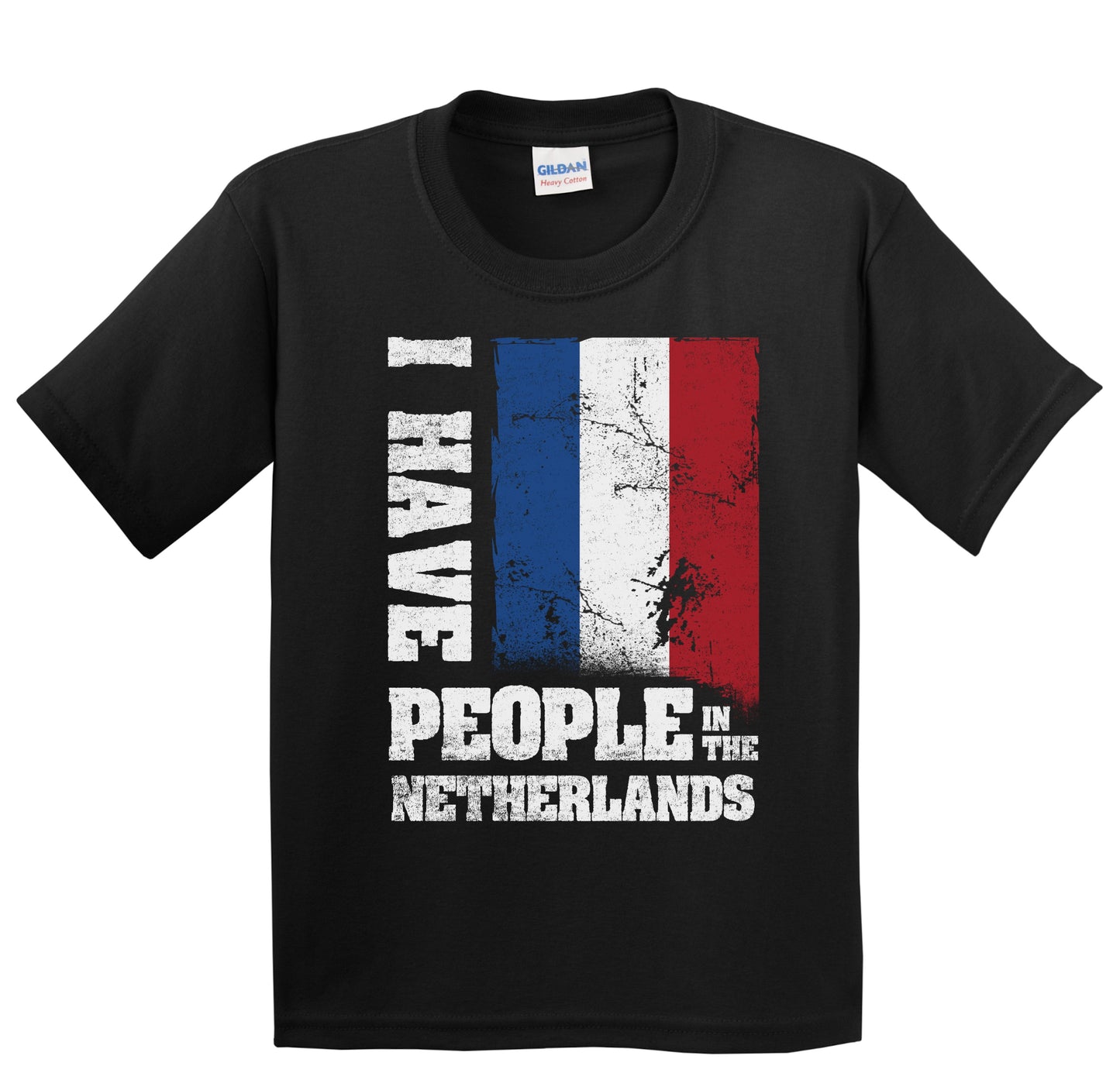 I Have People In the Netherlands Dutch Flag Youth T-Shirt