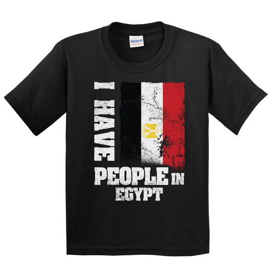I Have People In Egypt Egyptian Flag Youth T-Shirt