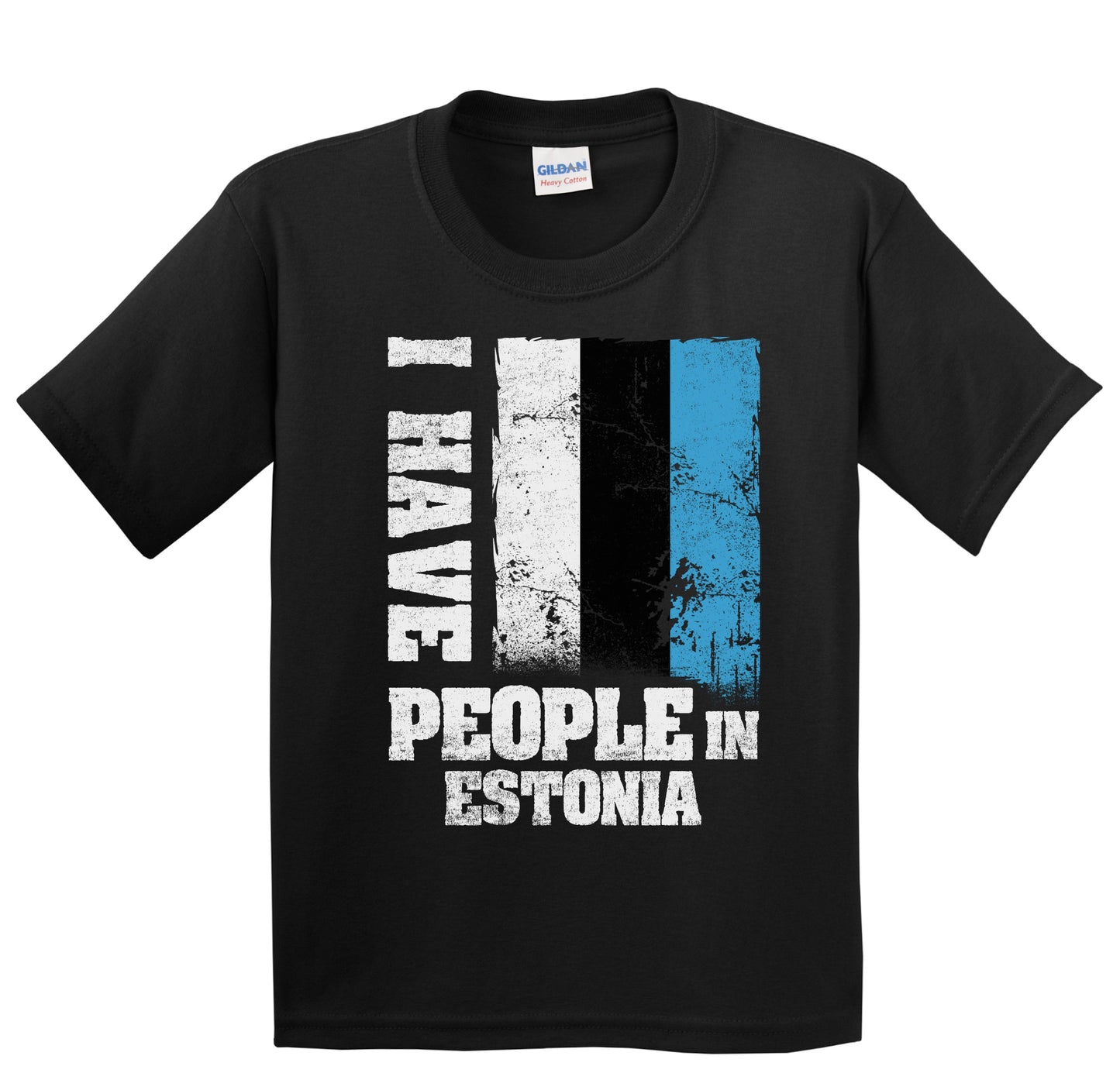 I Have People In Estonia Estonian Flag Youth T-Shirt