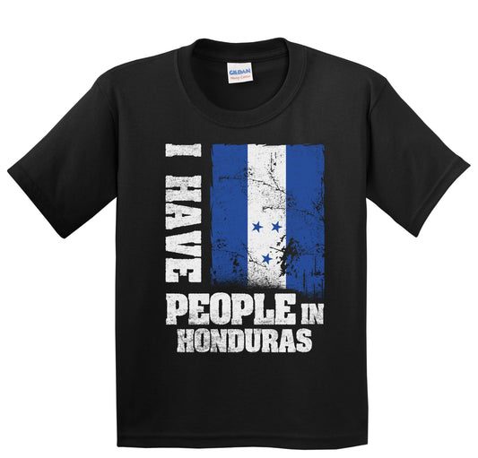 I Have People In Honduras Honduran Flag Youth T-Shirt