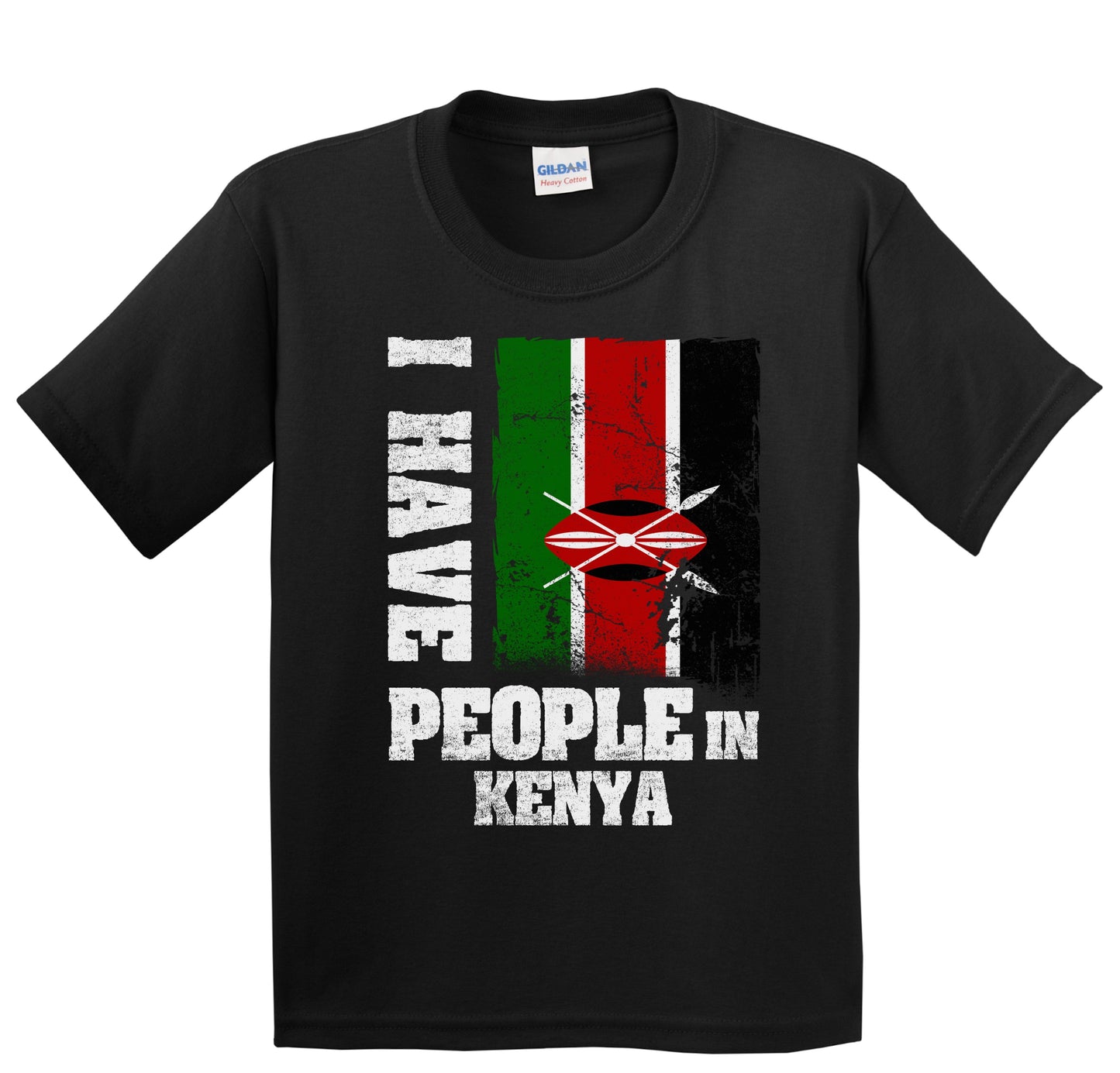 I Have People In Kenya Kenyan Flag Youth T-Shirt