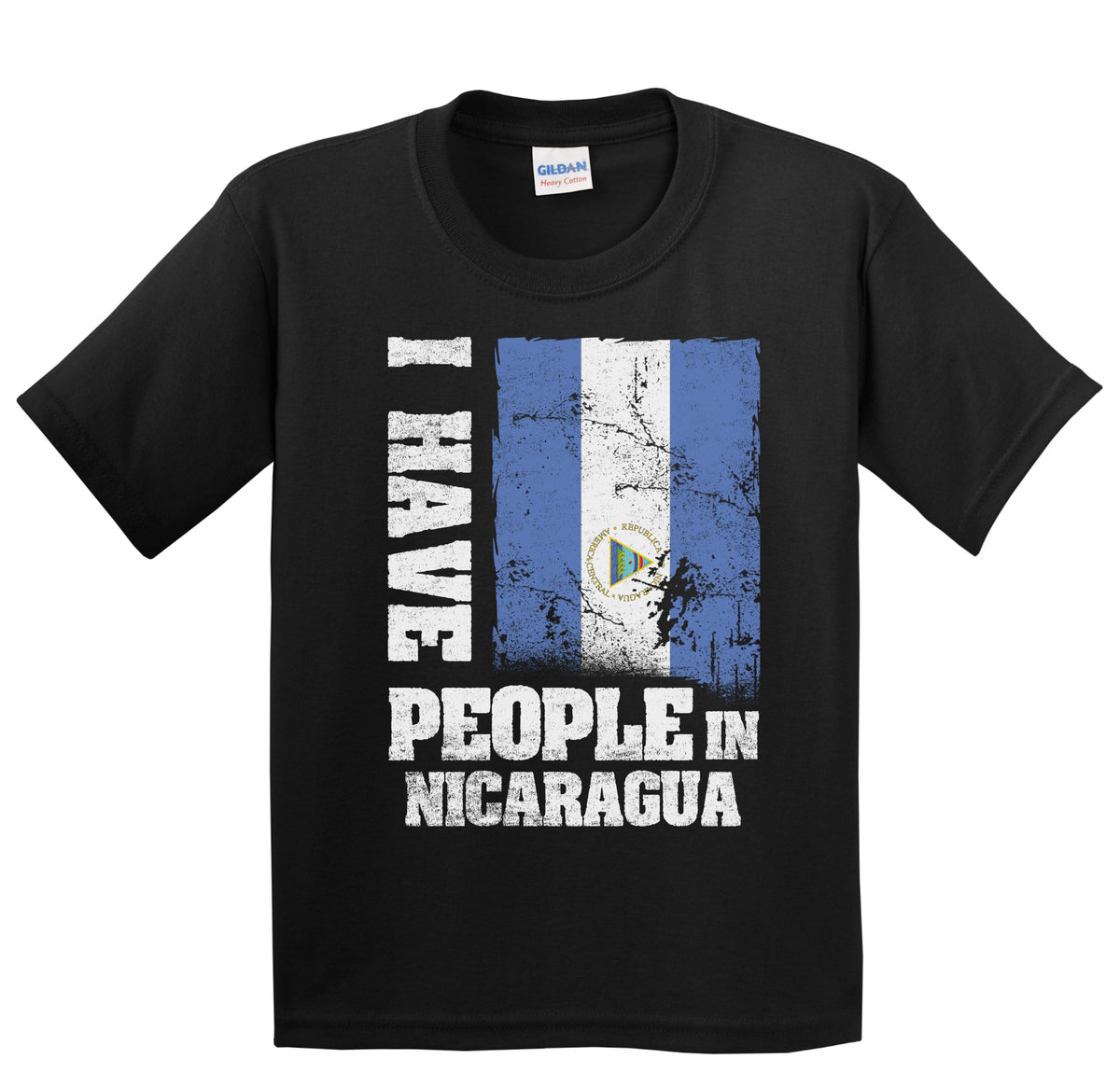 I Have People In Nicaragua Nicaraguan Flag Youth T-Shirt