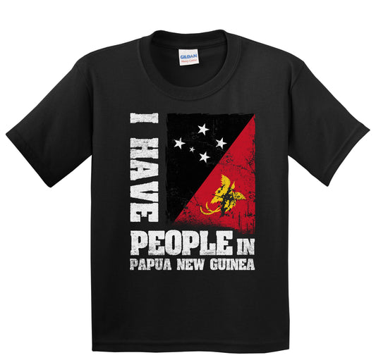 I Have People In Papua New Guinea Papuan Flag Youth T-Shirt