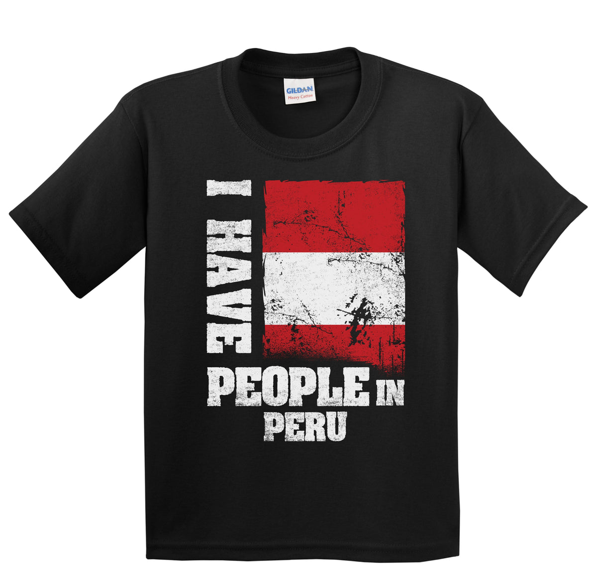I Have People In Peru Peruvian Flag Youth T-Shirt