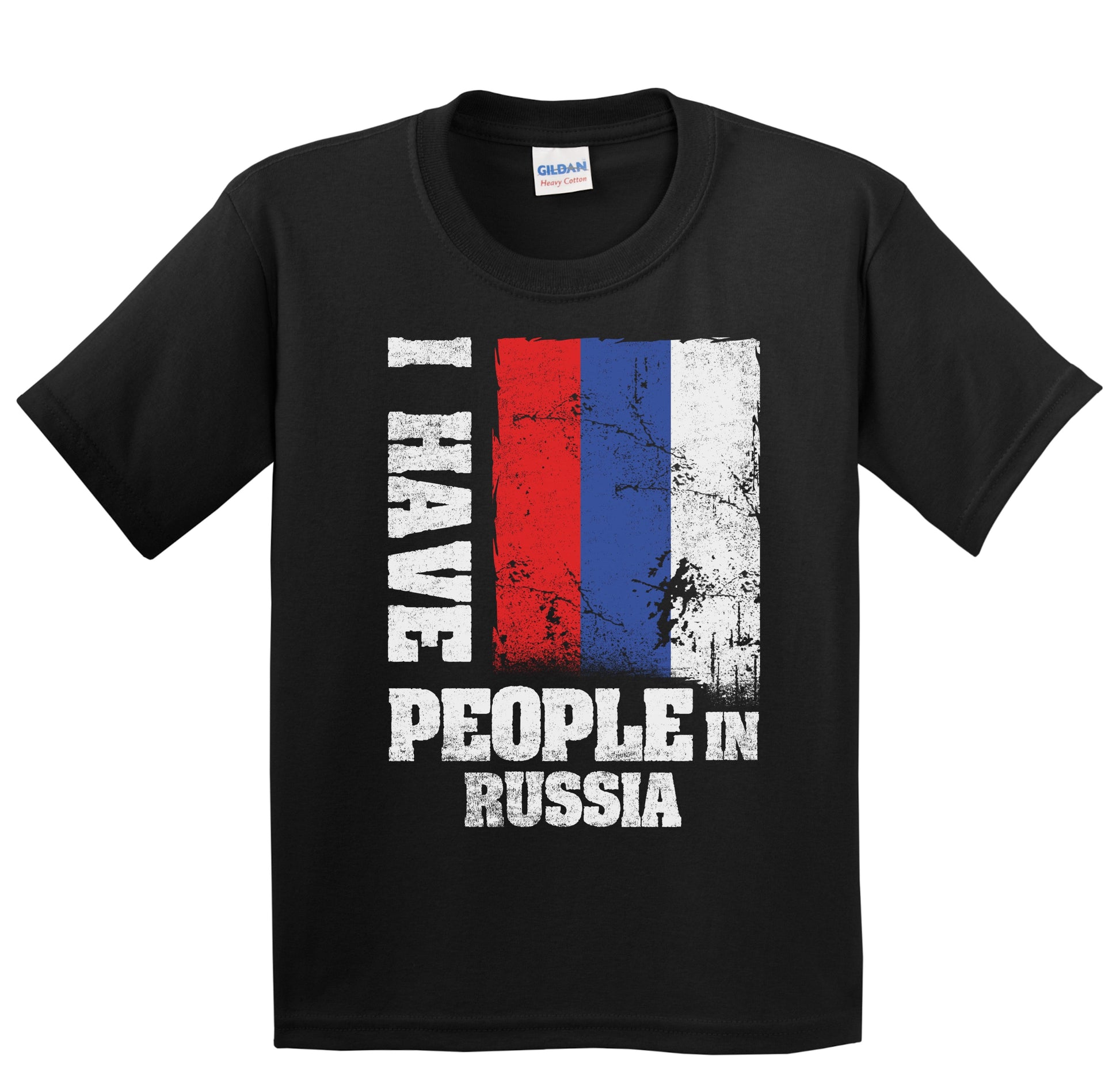 I Have People In Russia Russian Flag Youth T-Shirt