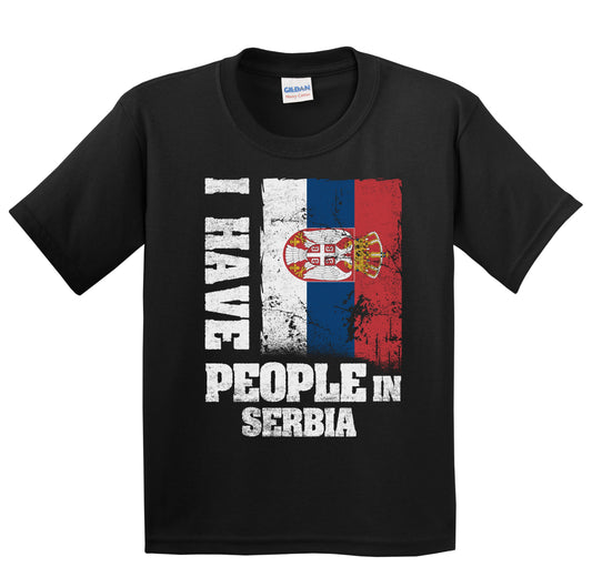 I Have People In Serbian Serbia Flag Youth T-Shirt