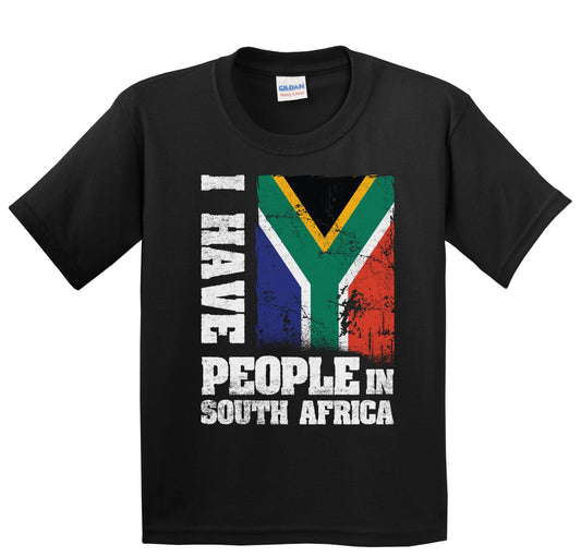 I Have People In South Africa South African Flag Youth T-Shirt