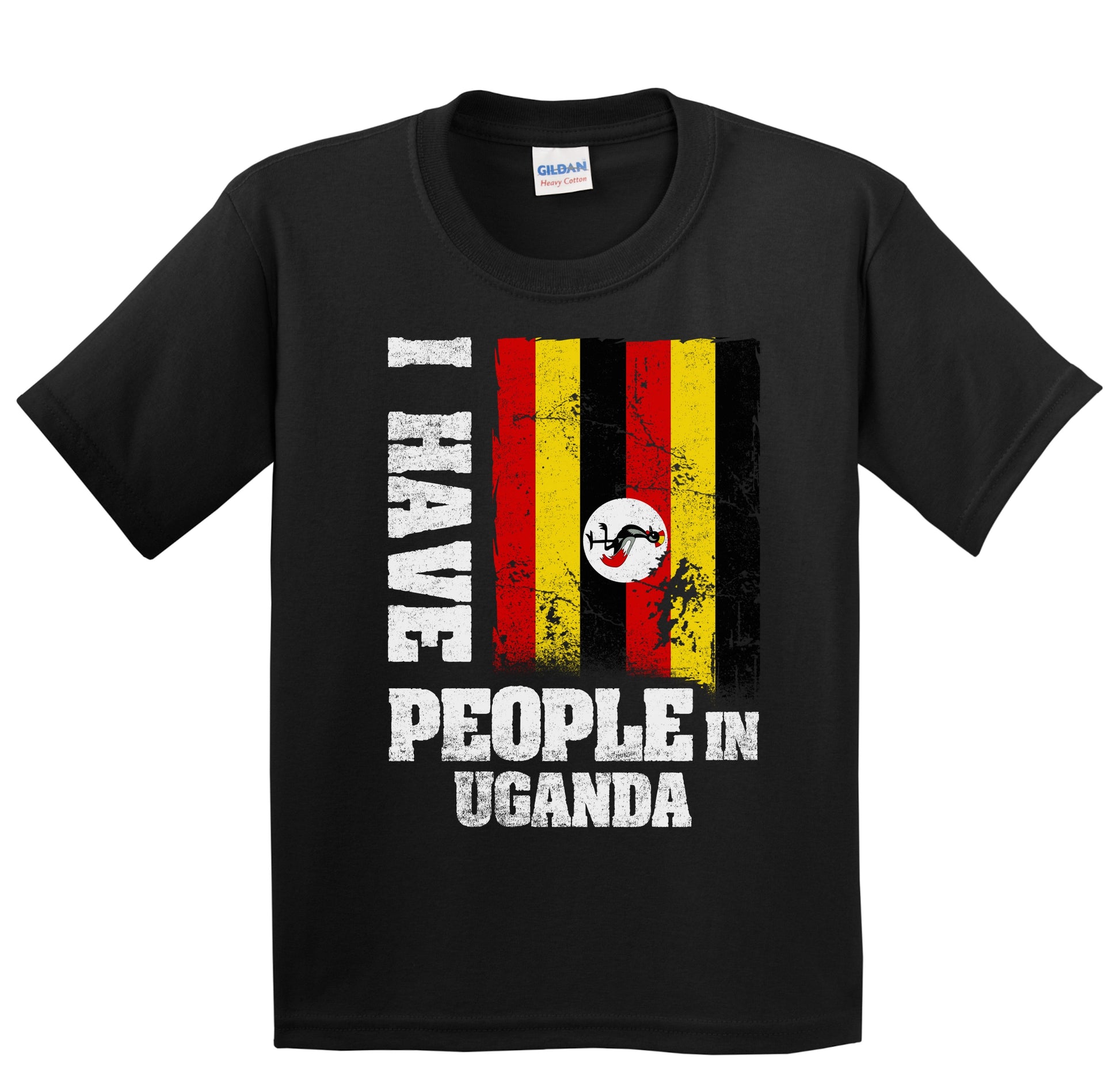 I Have People In Uganda Ugandan Flag Youth T-Shirt