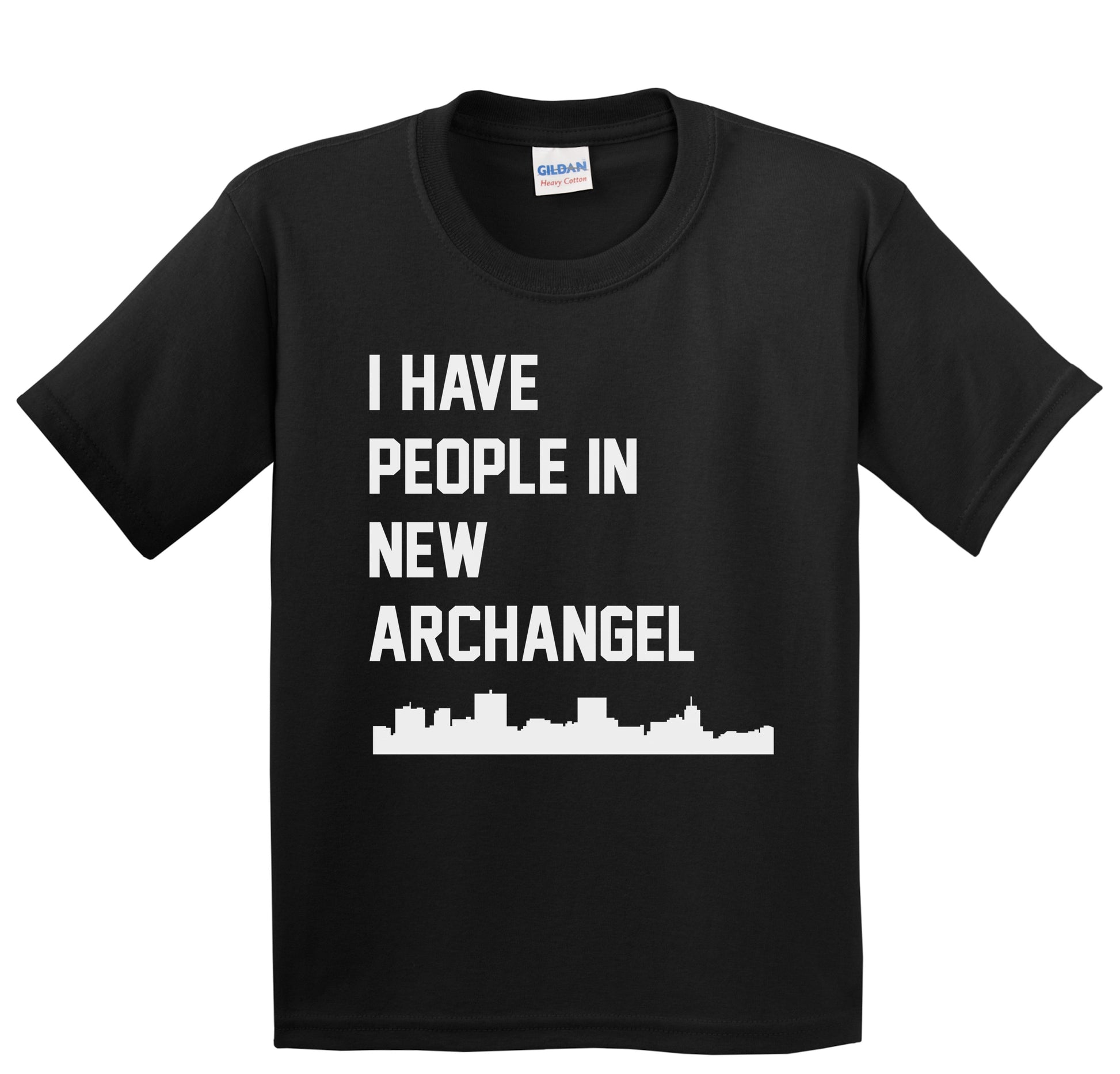 I Have People In New Archangel Alaska Skyline Youth T-Shirt