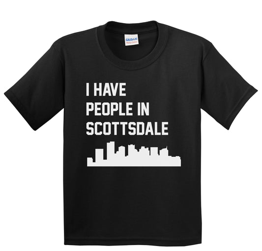 I Have People In Scottsdale Arizona Skyline Youth T-Shirt
