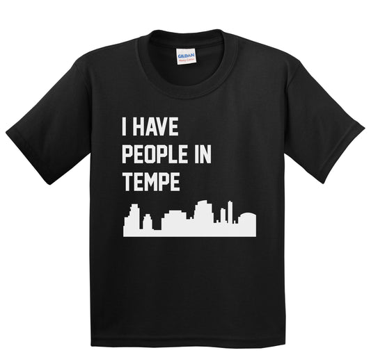I Have People In Tempe Arizona Skyline Youth T-Shirt