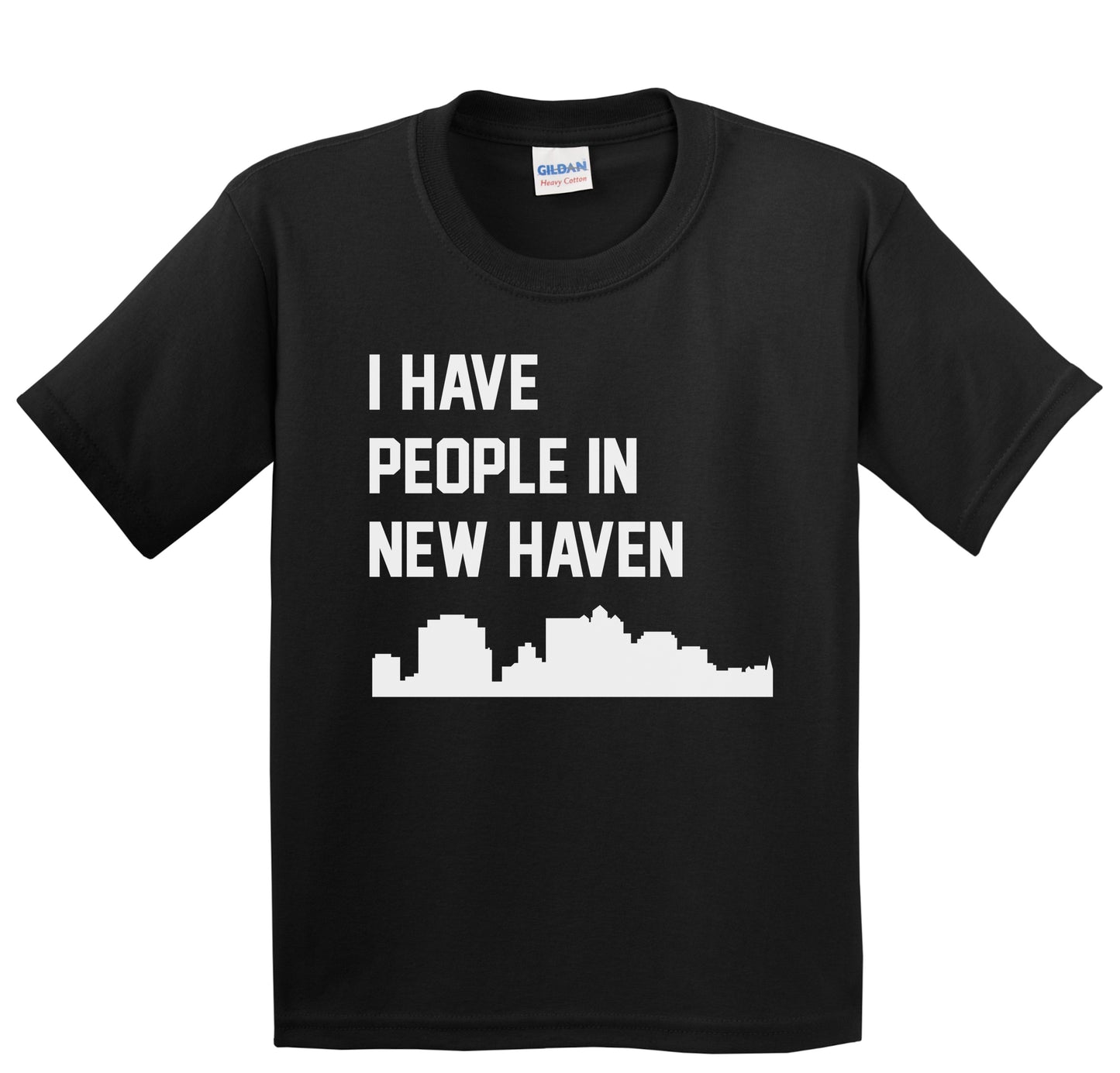 I Have People In New Haven Connecticut Skyline Youth T-Shirt