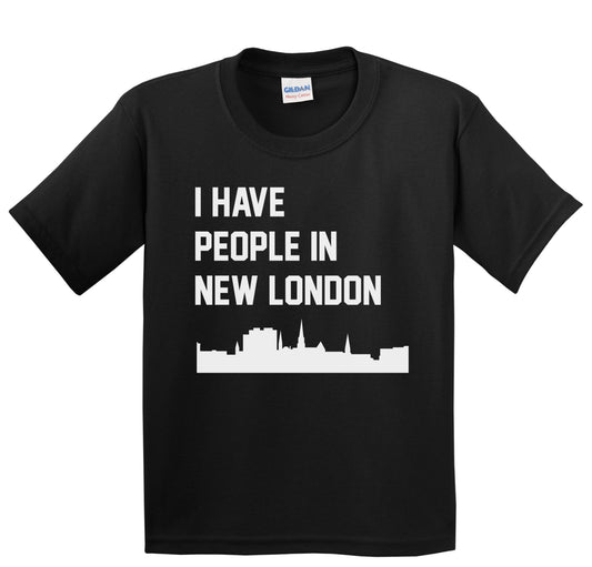 I Have People In New London Connecticut Skyline Youth T-Shirt