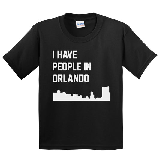 I Have People In Orlando Florida Skyline Youth T-Shirt