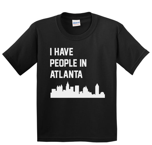 I Have People In Atlanta Georgia Skyline Youth T-Shirt