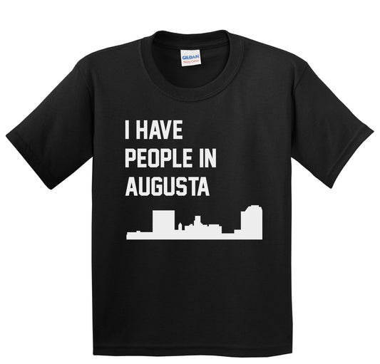 I Have People In Augusta Georgia Skyline Youth T-Shirt