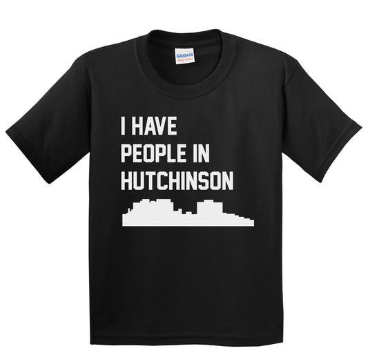 I Have People In Hutchinson Kansas Skyline Youth T-Shirt