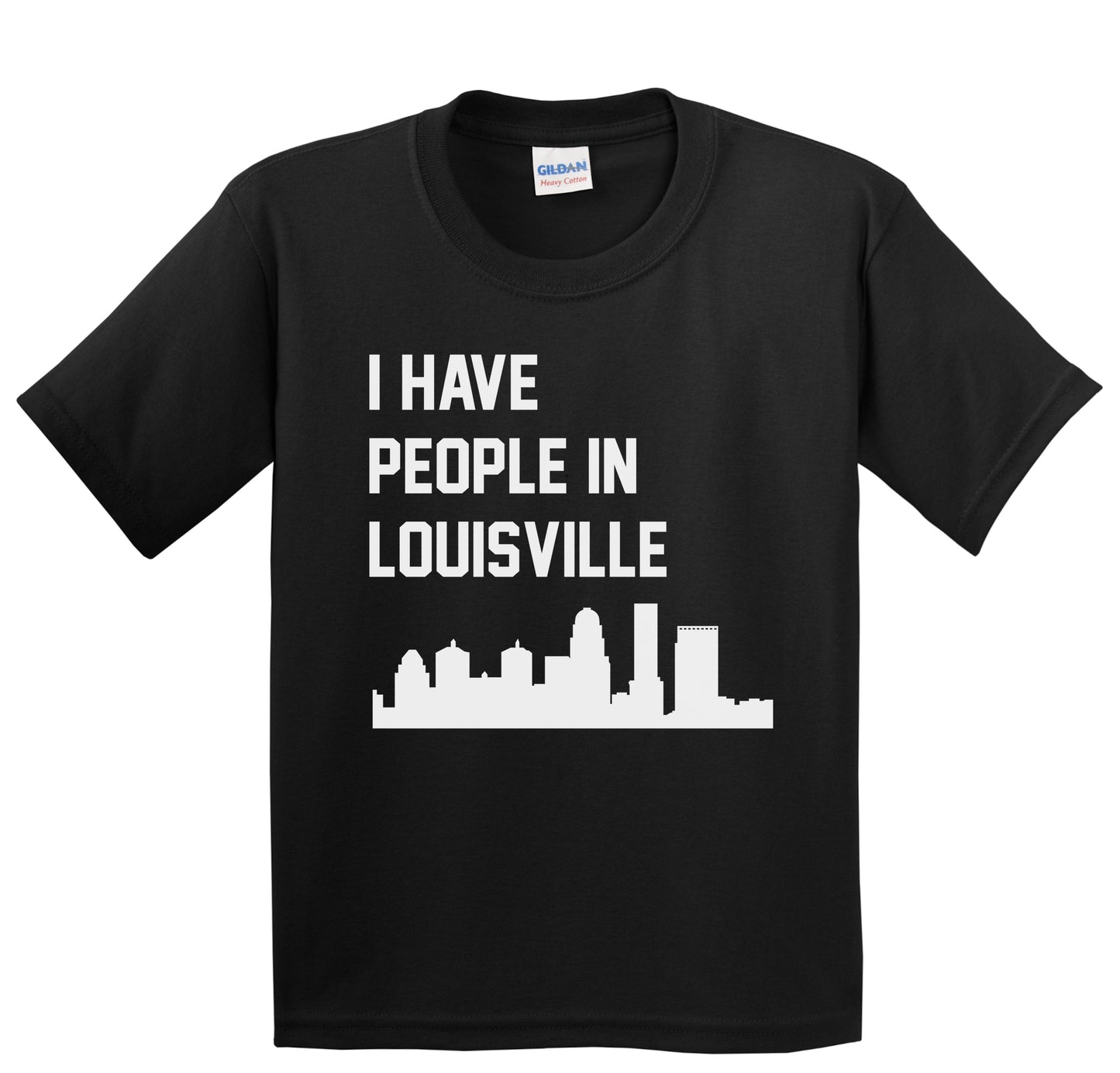 I Have People In Louisville Kentucky Skyline Youth T-Shirt