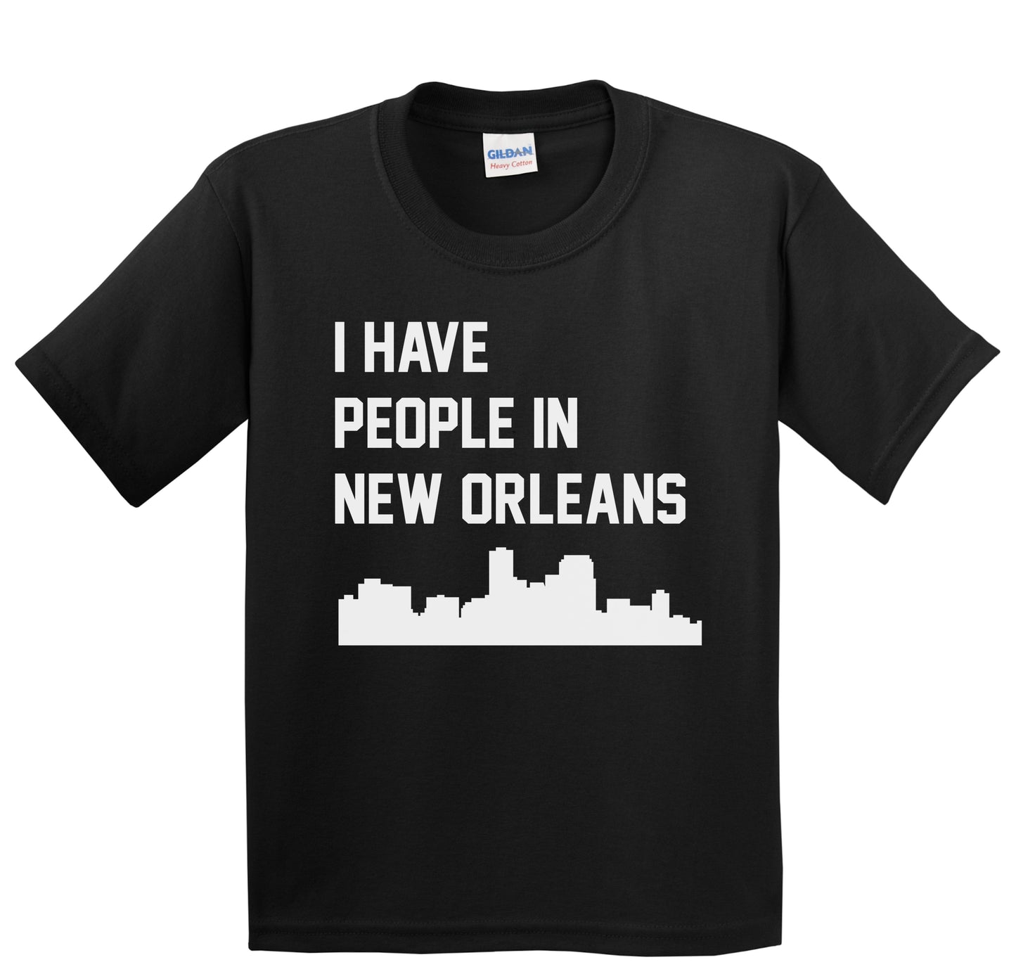 I Have People In New Orleans Louisiana Skyline Youth T-Shirt