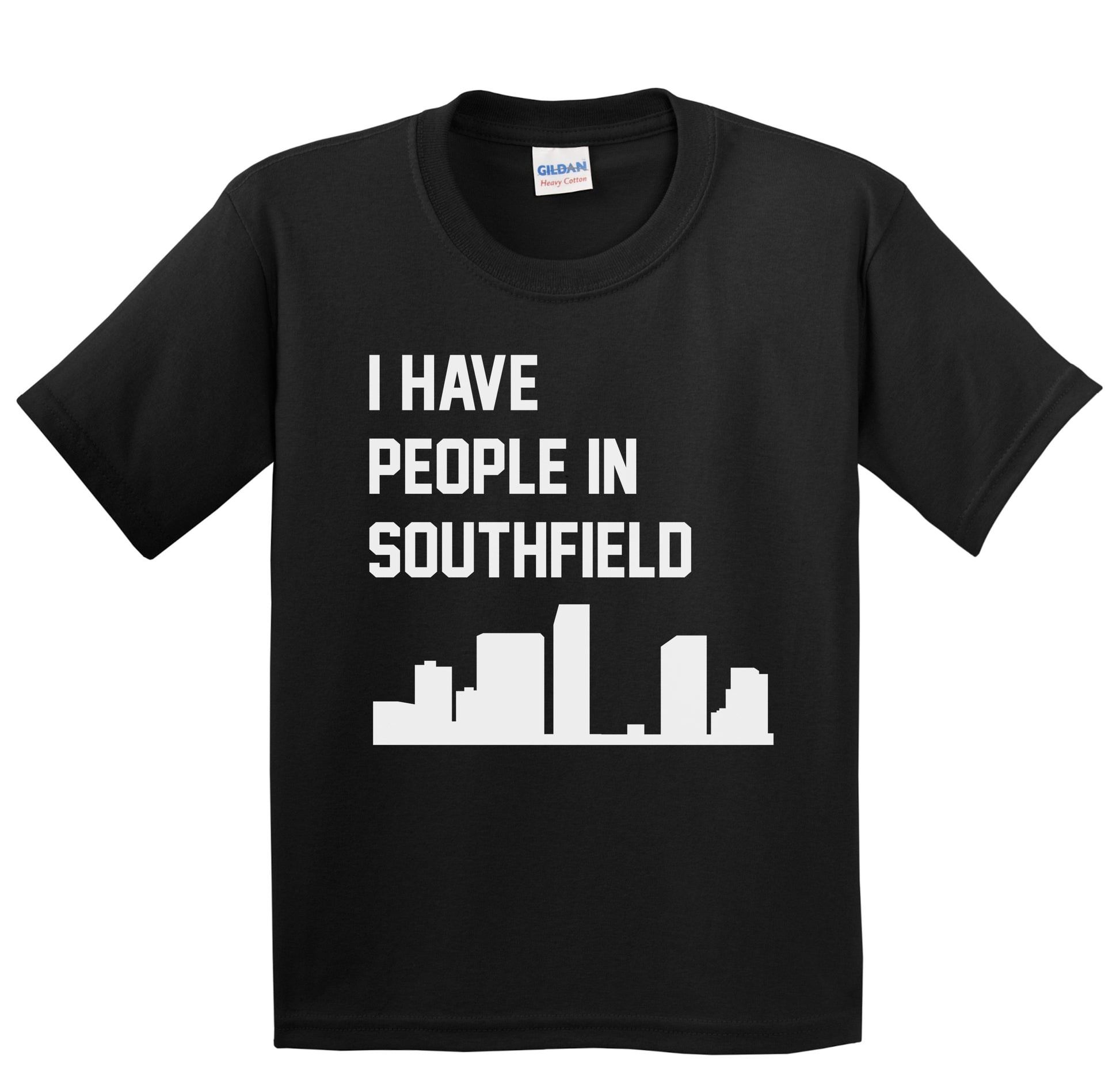 I Have People In Southfield Michigan Skyline Youth T-Shirt