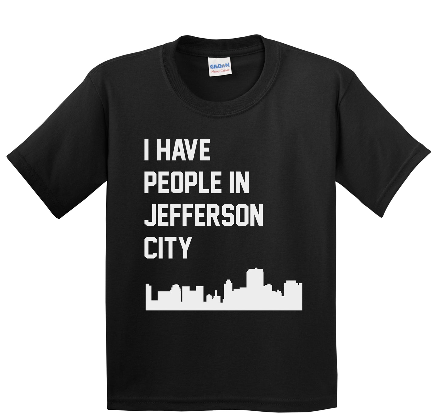 I Have People In Jefferson City Missouri Skyline Youth T-Shirt