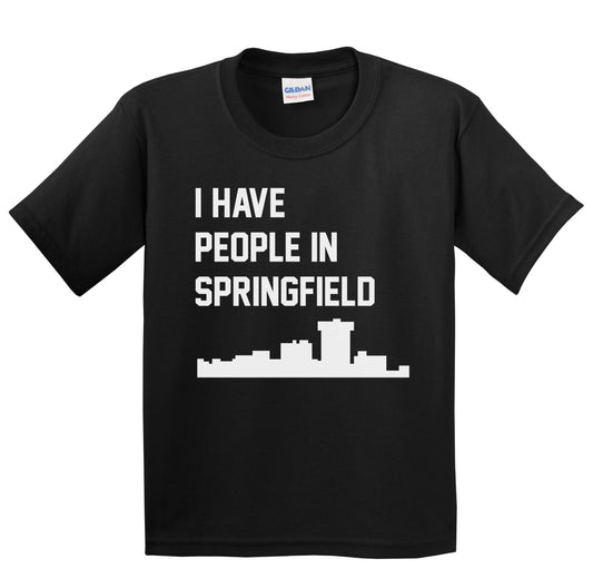I Have People In Springfield Missouri Skyline Youth T-Shirt