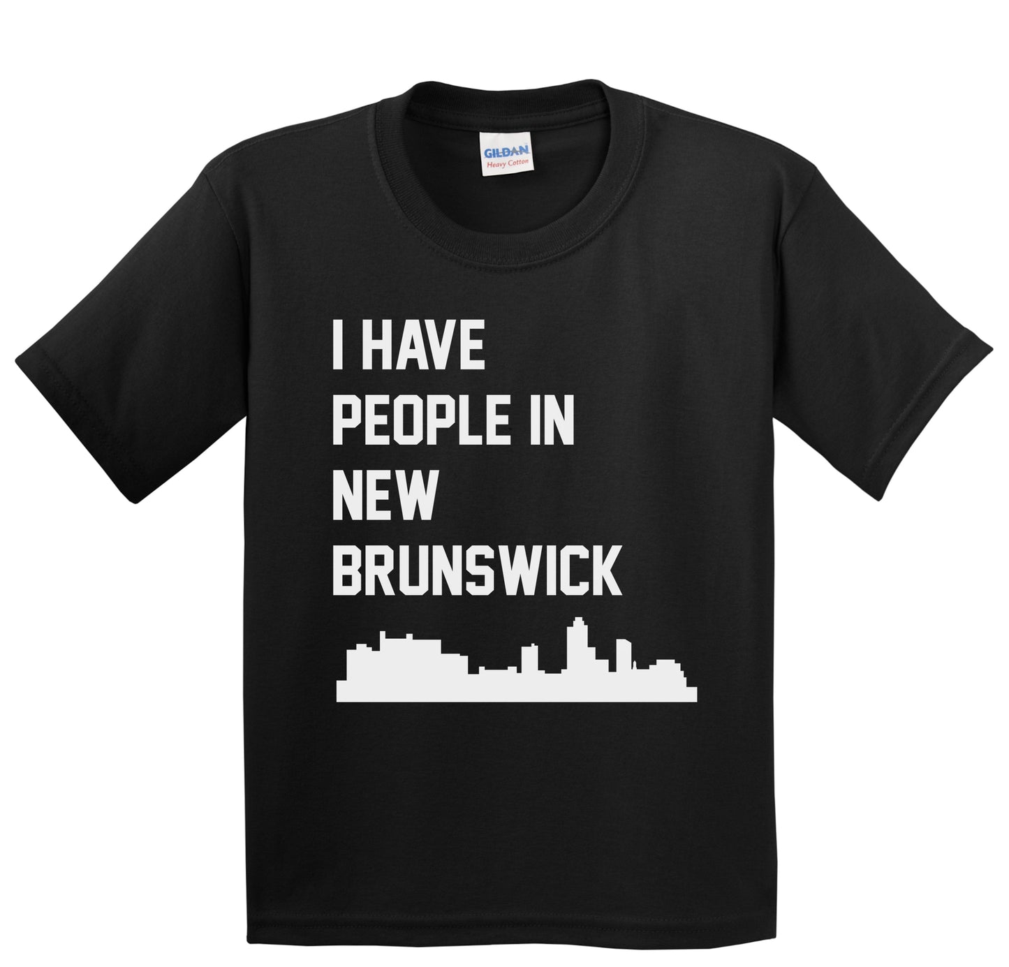 I Have People In New Brunswick New Jersey Skyline Youth T-Shirt